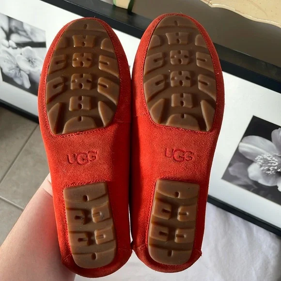 UGG Milania // burnt orange loafer flats // suede slip-on // sz 6 - Picture 7 of 16